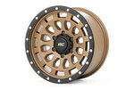 87170913 - : Rough Country 87 Series Wheel | Simulated Beadlock | Bronze/Black | 17x8.5 | 5x4.5 | +0mm for Rough Country Image