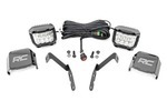 71062 - : LED Light Kit | Ditch Mount |  3" OSFits Ram | Wide | Fits Chevy 1500 &amp; Fits Chevy/Fits GMC 2500HD/3500HD (07-14) for Rough Country Image