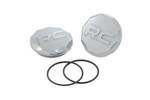81178 - : Polished Aluminum Ball Joint Caps | Pair | Rough Country Control Arms for Rough Country Image