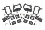 70832 - : LED Light Kit | Fog Mount | Dual 2" Black Pairs | Spot | Ford F-150 (15-17) for Rough Country Image