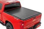50210650 - : Hard Roll Up Bed Cover | 6'7" Bed | Chevy/GMC Sierra 1500 (19-26)/Silverado 1500 (19-26) for Rough Country Image