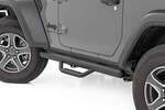 RCJ1846B - : Nerf Steps | Full Length | 2 Door | Jeep Wrangler JL 4WD (2018-2025) for Rough Country Image