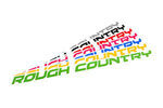 84170BG - : Rough Country Decal | 27 Inch Fender | Gloss Black for Rough Country Image