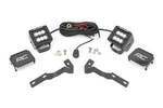 71081 - : LED Light Kit | Ditch Mount | 2" Black Pair | Flood | Fits Toyota Tacoma (16-23) for Rough Country Image