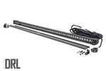 70750BLDRL - : 50 Inch Black Series LED Light Bar | Single Row | Cool White DRL for Rough Country Image