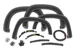 FC12211GBA - : Pocket Fender Flares | GBA Black | Fits Chevy Silverado 1500 2WD/4WD (2022-2025) for Rough Country Image