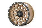 87170918 - : Rough Country 87 Series Wheel | Simulated Beadlock | Bronze/Black | 17x8.5 | 5x5 | +0mm for Rough Country Image