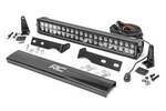 70773 - : LED Light Kit | Bumper Mount | 20" Black Dual Row | Fits Jeep Grand Cherokee WK2 (11-20) for Rough Country Image