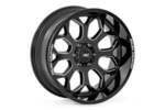96201010 - : Rough Country 96 Series Wheel | One-Piece | Gloss Black | 20x10 | 8x6.5 | -19mm for Rough Country Image