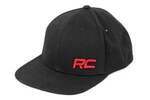 84123 - : Rough Country Hat | Flat Bill | Red Logo | Black for Rough Country Image
