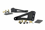 70507 - : LED Light Mount | Upper Windshield | 50" Curved | Fits Chevy/Fits GMC 1500/1500 SUV/2500HD/3500HD (07-14) for Rough Country Image