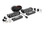 70706 - : 6 Inch Chrome Series LED Light Bar | Single Row | Pair for Rough Country Image