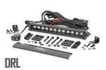 70712BLDRL - : 12 Inch Black Series LED Light Bar | Single Row | Cool White DRL for Rough Country Image
