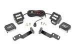 71088 - : LED Light Kit | Ditch Mount | 2" Black Pair | Flood | Fits Toyota Tacoma (05-15) for Rough Country Image