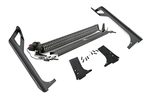 70503BL - : LED Light Kit | Windshield Mount | 50" Black Dual Row | Fits Jeep Wrangler TJ (97-06) for Rough Country Image