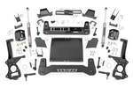 27531D - : 4 Inch Lift Kit | Diesel | Fits Chevy/Fits GMC Sierra 1500 (19-25)/Silverado 1500 (19-25) for Rough Country Image