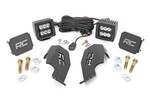92032 - : LED Light Kit | Cage Mount | 2" Black Pair | Fits Honda Talon 1000X-4 for Rough Country Image