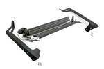 70504BL - : LED Light Kit | Windshield Mount | 50" Black Dual Row | Fits Jeep Wrangler JK (07-18) for Rough Country Image