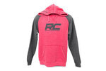 84083LG - : Rough Country Hoodie | Heater | Red/Gray | LG for Rough Country Image