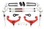 97540RED - : 3.5 Inch Lift Kit | M1 | w/ Overloads | Fits Chevy/Fits GMC 2500HD/3500HD (11-19) for Rough Country Image