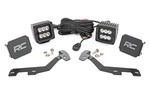 82290 - : LED Light Kit | Ditch Mount | 2" Black Pair | Spot | Fits Ram 1500 2WD/4WD (19-25) for Rough Country Image