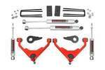8596N2RED - : 3 Inch Lift Kit | Chevy/GMC Sierra/Silverado 2500 HD Suburban/Yukon XL 2500 (01-10) for Rough Country Image