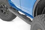 21011 - : Oval Nerf Step | 4-Door | Black | Ford Bronco 4WD (2021-2025) for Rough Country Image