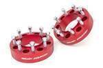 1094ARED - : 2 Inch Wheel Spacers | 8x170 | Red | Ford F-250/F-350 Super Duty 4WD (03-25) for Rough Country Image