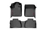M71770 - : Floor Mats | FR &amp; RR | CrewMax | Fits Toyota Tundra 2WD/4WD (2014-2021) for Rough Country Image
