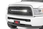 70152 - : Mesh Grille | 30" Dual Row LED | Black | Fits Ram 2500/3500 2WD/4WD (2013-2018) for Rough Country Image