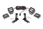 82283 - : LED Light Kit | Ditch Mount | 2" Black Pair | Flood | Fits Chevy Silverado 1500 (99-06) for Rough Country Image