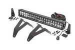 70779 - : LED Light Kit | Bumper Mount | 20" Black Dual Row | Fits Ram 1500 2WD/4WD (19-24) for Rough Country Image