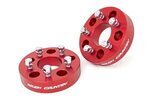 1100RED - : 1.5 Inch Wheel Adapters | 5x5 to 5x4.5 | Red | Fits Jeep Wrangler JK/Wrangler Unlimited (07-18) for Rough Country Image