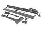 70067 - : LED Light Kit | Windshield | 50" BLK Dual Row | WHT DRL | Fits Jeep Gladiator JT/Wrangler JL (18-25) for Rough Country Image