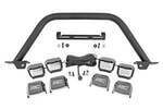 51115 - : Safari Bar | 3" OSRAM (Quad) | Wide | OE Modular Steel | Ford Bronco (21-25) for Rough Country Image