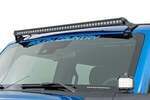 71041 - : LED Light Kit | Upper Windshield | 40" Black Single Row | Ford Bronco (21-25) for Rough Country Image