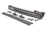 72930BDA - : 30 Inch Black Series LED Light Bar | Curved | Dual Row | Amber DRL for Rough Country Image