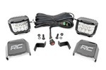 71033 - : LED Light | Ditch Mount | 2" Chrome Pair | Wide Angle | Ford F-150 (15-24) for Rough Country Image