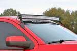 70514 - : LED Light Mount | Upper Windshield | 54" Curved | Fits Chevy/Fits GMC 1500 (14-18 &amp; Classic) for Rough Country Image
