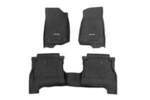 FF61501 - : Flex-Fit Floor Mats | FR &amp; RR | RR Lockable | Fits Jeep Gladiator JT 4WD (20-25) for Rough Country Image
