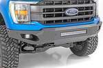 10809A - : High Clearance Front Bumper | LED Lights &amp; Skid Plate | Ford F-150 (21-25) for Rough Country Image