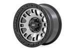 82170918M - : Rough Country 82 Series Wheel | One-Piece | Machined Semi Gloss Black | 17x9 | 5x5 | -12mm for Rough Country Image