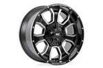 93209012 - : Rough Country 93 Series Wheel | One-Piece | Machined Black | 20x9 | 6x5.5/6x135 | 0mm for Rough Country Image