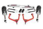 110431RED - : 3.5 Inch Lift Kit | N3 Struts | Fits Chevy Silverado 1500 2WD/4WD (2025) for Rough Country Image