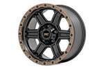 79170917 - : Rough Country 79 Series Wheel | One-Piece | Semi Gloss Black w/Bronze Ring | 17x8.5 | 6x135 | 0mm for Rough Country Image