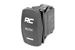 710HS - : Rocker Switch | Cab Heater | 2x1 with Logo | Blue Back Light | Polaris General XP 4 1000 for Rough Country Image