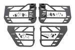 10619 - : Tubular Doors | Front and Rear | Fits Jeep Gladiator JT/Wrangler JL 4WD (18-25) for Rough Country Image