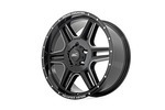 92180017 - : Rough Country 92 Series Wheel | Machined One-Piece | Gloss Black | 18x9 | 6x135 | +0mm for Rough Country Image