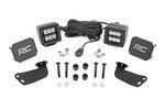 93217 - : LED Light Kit | Front Mount | 2" Black Pair | Segway 570 F for Rough Country Image