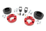 762RED - : 3 Inch Lift Kit | X-REAS | RR Spacers | Red | Fits Toyota 4Runner 4WD (2003-2009) for Rough Country Image